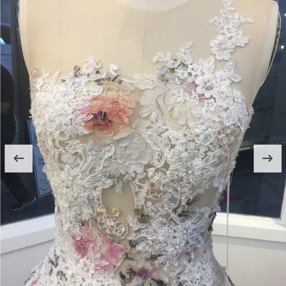 RARE Ines Di Santo Bloom Wedding Dress 12 - Picture 6 of 16